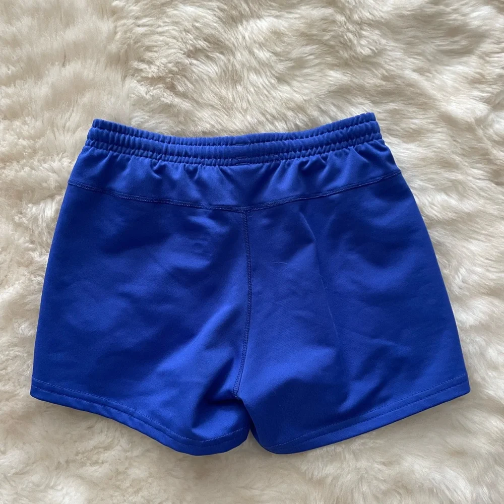 Brooks spandex shorts blue size small s athletic volleyball running💙🤍